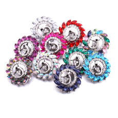 20MM  design Rhinestone  Metal snap buttons