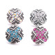 20MM  design Rhinestone  Metal snap buttons