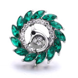 20MM  design Rhinestone  Metal snap buttons