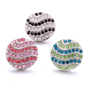 20MM  design Rhinestone  Metal snap buttons