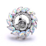 20MM  design Rhinestone  Metal snap buttons