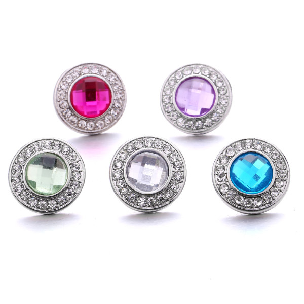 20MM  design Rhinestone  Metal snap buttons