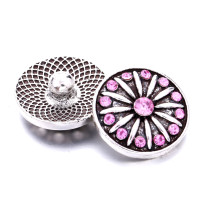 20MM  design Rhinestone  Metal snap buttons