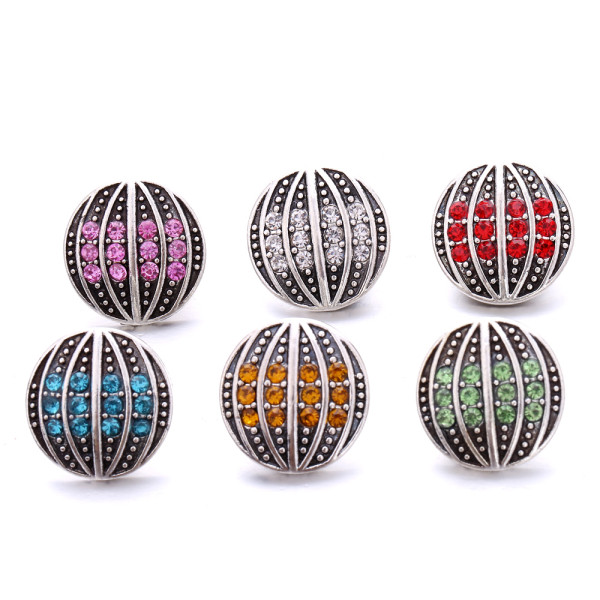 20MM  design Rhinestone  Metal snap buttons