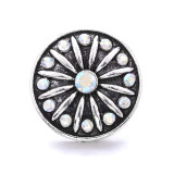 20MM  design Rhinestone  Metal snap buttons