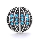 20MM  design Rhinestone  Metal snap buttons