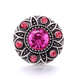 20MM  design Rhinestone  Metal snap buttons