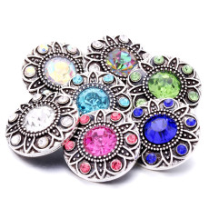 20MM  design Rhinestone  Metal snap buttons