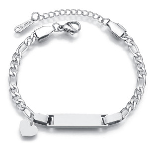 Stainless Steel Bend Bracelet Creative NK Chain Love Butterfly Crown Star