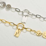 Smiley Stainless Steel Bracelet