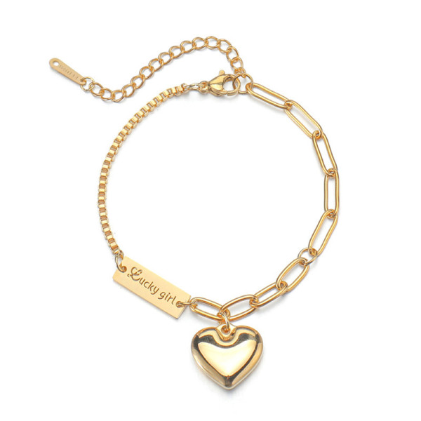 Love Chain Stainless Steel Bracelet