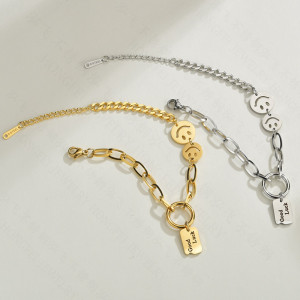Smiley Stainless Steel Bracelet