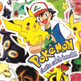 50pcs Cartoon  graffiti stickers decorative suitcase notebook waterproof detachable stickers