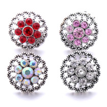 20MM  design Rhinestone  Metal snap buttons