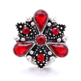 20MM  design Rhinestone  Metal snap buttons