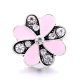 20MM  design Rhinestone  Metal snap buttons