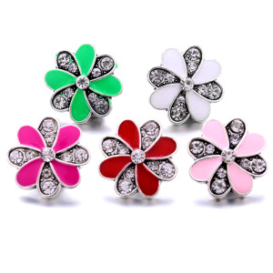 20MM  design Rhinestone  Metal snap buttons