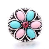 20MM  design Rhinestone  Metal snap buttons