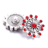 20MM  design Rhinestone  Metal snap buttons