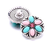 20MM  design Rhinestone  Metal snap buttons