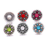 20MM  design Rhinestone  Metal snap buttons