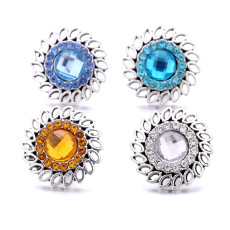 20MM  design Rhinestone  Metal snap buttons
