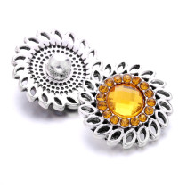 20MM  design Rhinestone  Metal snap buttons