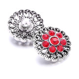 20MM  design Rhinestone  Metal snap buttons