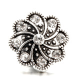 20MM  design Rhinestone  Metal snap buttons