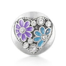 20MM  design Rhinestone  Metal snap buttons