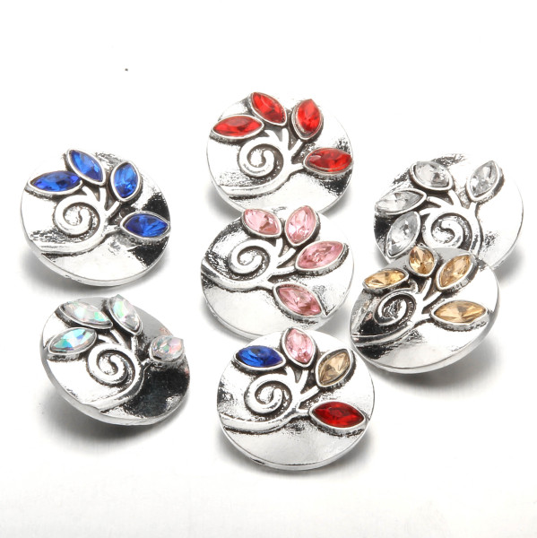 20MM  design Rhinestone  Metal snap buttons