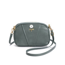 Bow Ladies Small Square Bag Shoulder Messenger Bag Large Capacity Mobile Phone Bag fit 18mm snap button jewelry