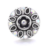 20MM  design Rhinestone  Metal snap buttons