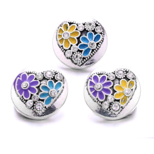 20MM  design Rhinestone  Metal snap buttons