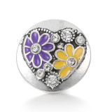 20MM  design Rhinestone  Metal snap buttons
