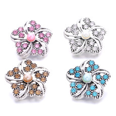 20MM  design Rhinestone  Metal snap buttons