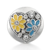 20MM  design Rhinestone  Metal snap buttons