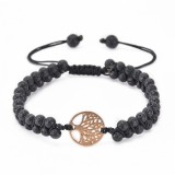 14 styles Tree of Life Natural Stone Bracelet Woven Double Layer Turquoise Crystal Bracelet Wrapped Yoga Bead Bracelet