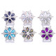 Snowflake Christmas 20MM  design beads  Metal snap buttons