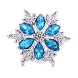 Snowflake Christmas 20MM  design beads  Metal snap buttons