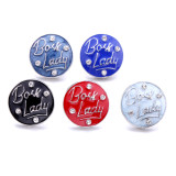 20MM  design Rhinestone  Metal snap buttons
