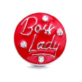 20MM  design Rhinestone  Metal snap buttons