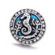 hippocampus 20MM  design Rhinestone  Metal snap buttons