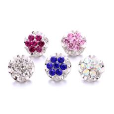 20MM  design Rhinestone  Metal snap buttons