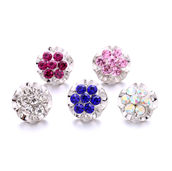 20MM  design Rhinestone  Metal snap buttons