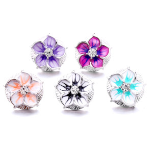 20MM  design Rhinestone  Metal snap buttons