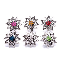 20MM  design Rhinestone  Metal snap buttons