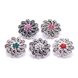 20MM  design Rhinestone  Metal snap buttons