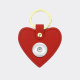 Genuine Leather  Litchi Pattern love Keychain Multicolor fit 18mm snap button jewelry