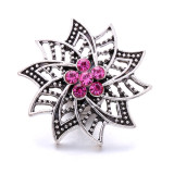 20MM  design Rhinestone  Metal snap buttons